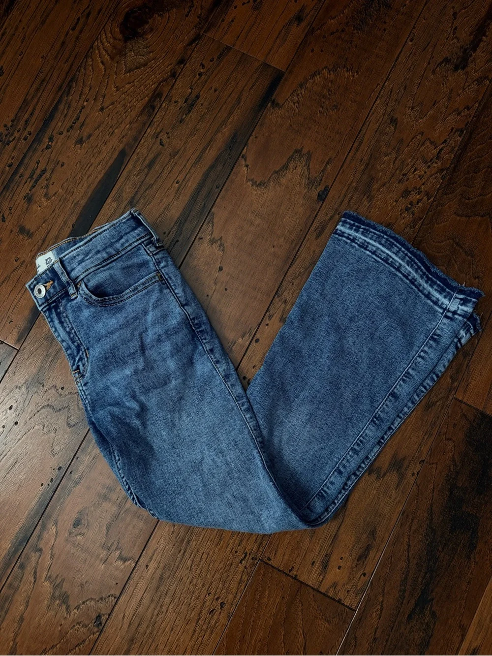 abercrombie kids Blue Denim Bootcut Jeans
